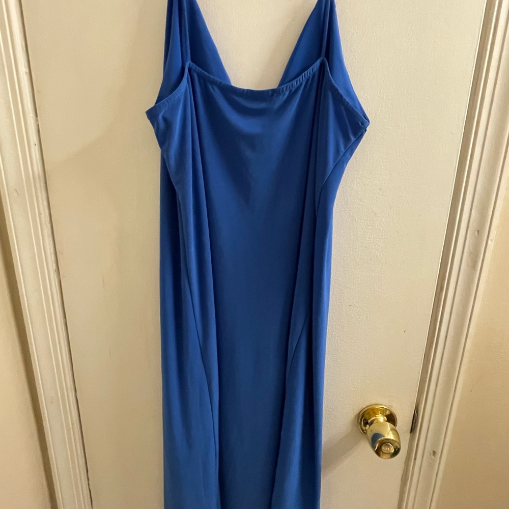 Zara Vibrant Blue Midi Dress